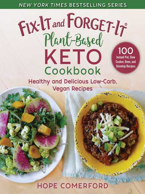 Imagen de portada para Fix-It and Forget-It Plant-Based Keto Cookbook